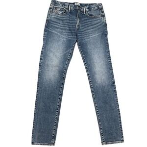 Todd Snyder Jeans Mens 32W 34L Blue Whisker Slim Fit Blue Wash Denim